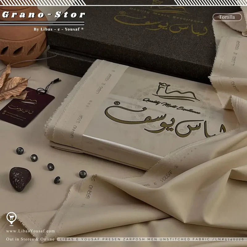 Grano Stor | Crafted by Libas e Yousaf | Wash & Wear | Winter Season | Tortilla