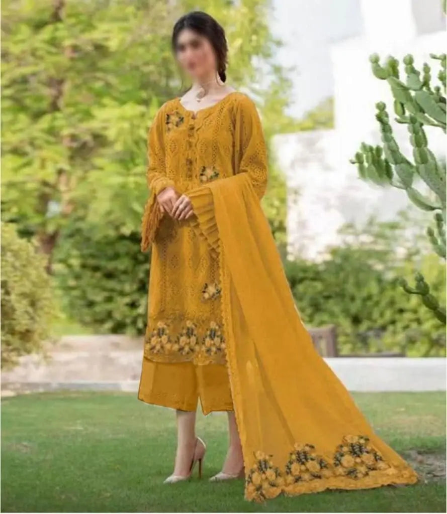 ZARQASH Chicken Kari Cotton Suit