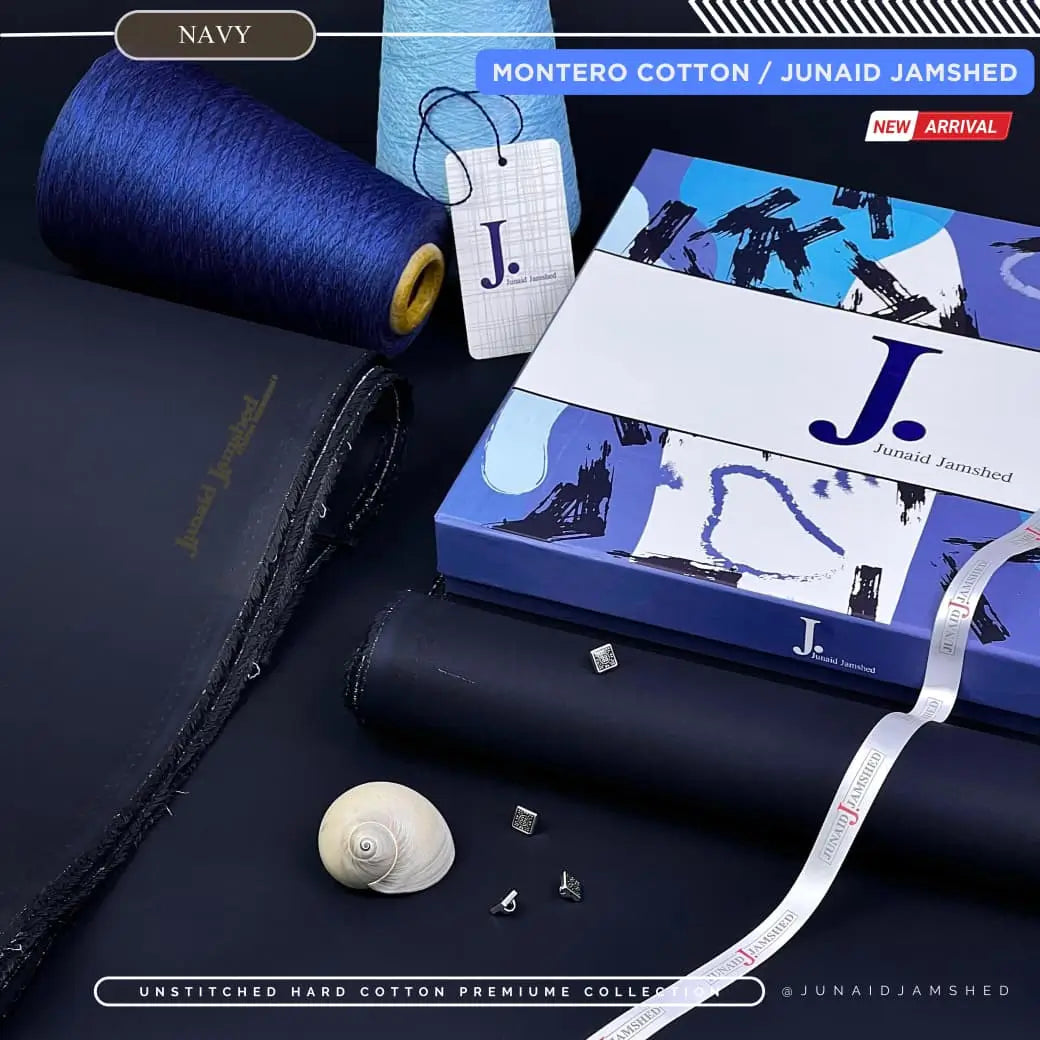 MONTERO by Junaid Jamshed – Premium Hard Cotton - Navy