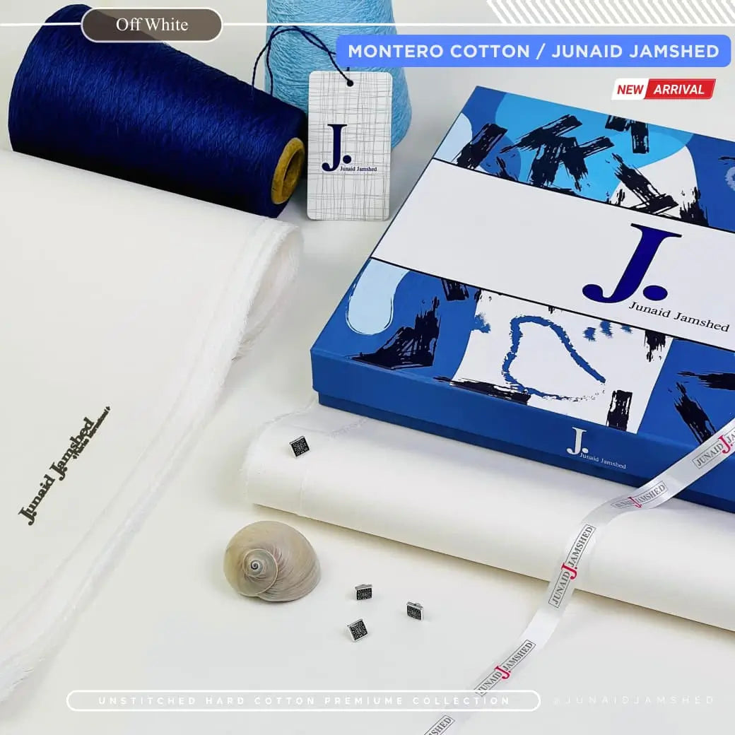 MONTERO by Junaid Jamshed – Premium Hard Cotton - Off White