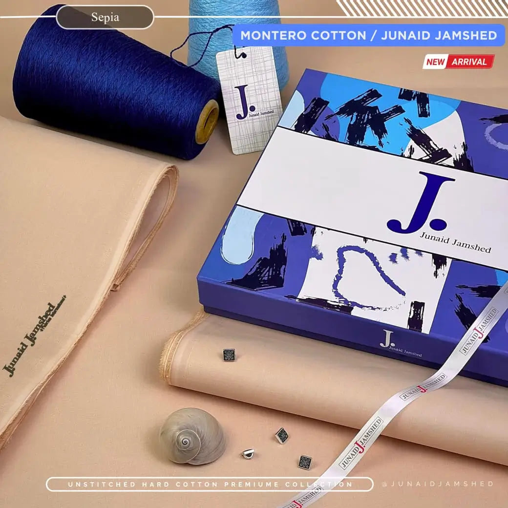 MONTERO by Junaid Jamshed – Premium Hard Cotton - Sepia