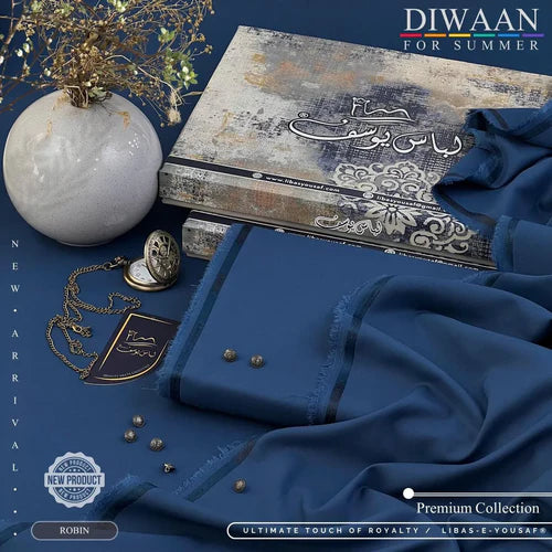 DIWAAN | Crafted by Libas e Yousaf | Wash & Wear | Summer || Robin