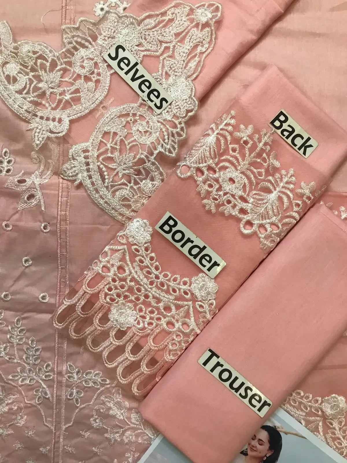 SERENE PREMIUM ⏐ EMBROIDERED WORK ⏐ CHIFFON DUPATTA ⏐  PURE LAWN