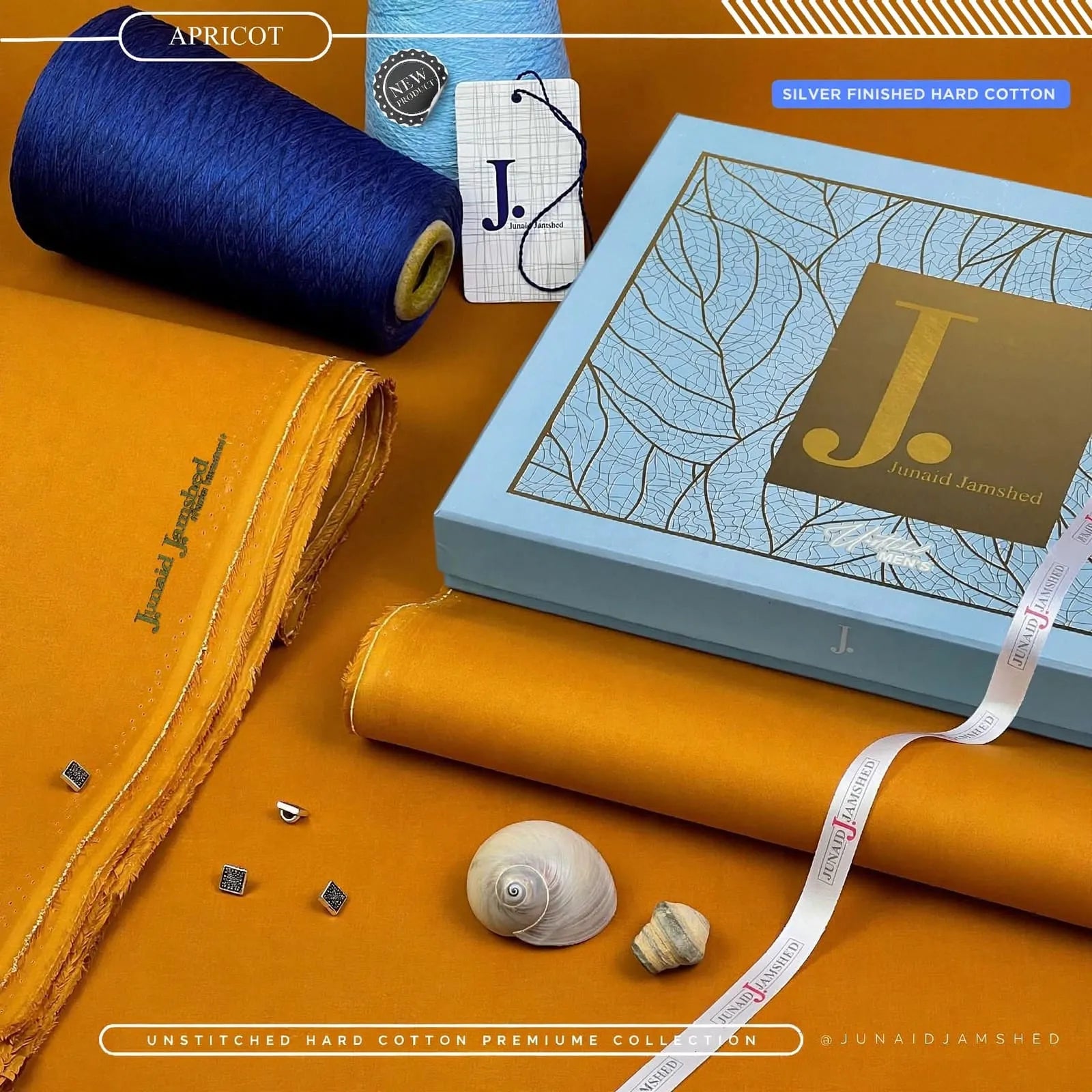 MONTERO PAPER COTTON | BY JUNAID JAMSHED | APRICOT