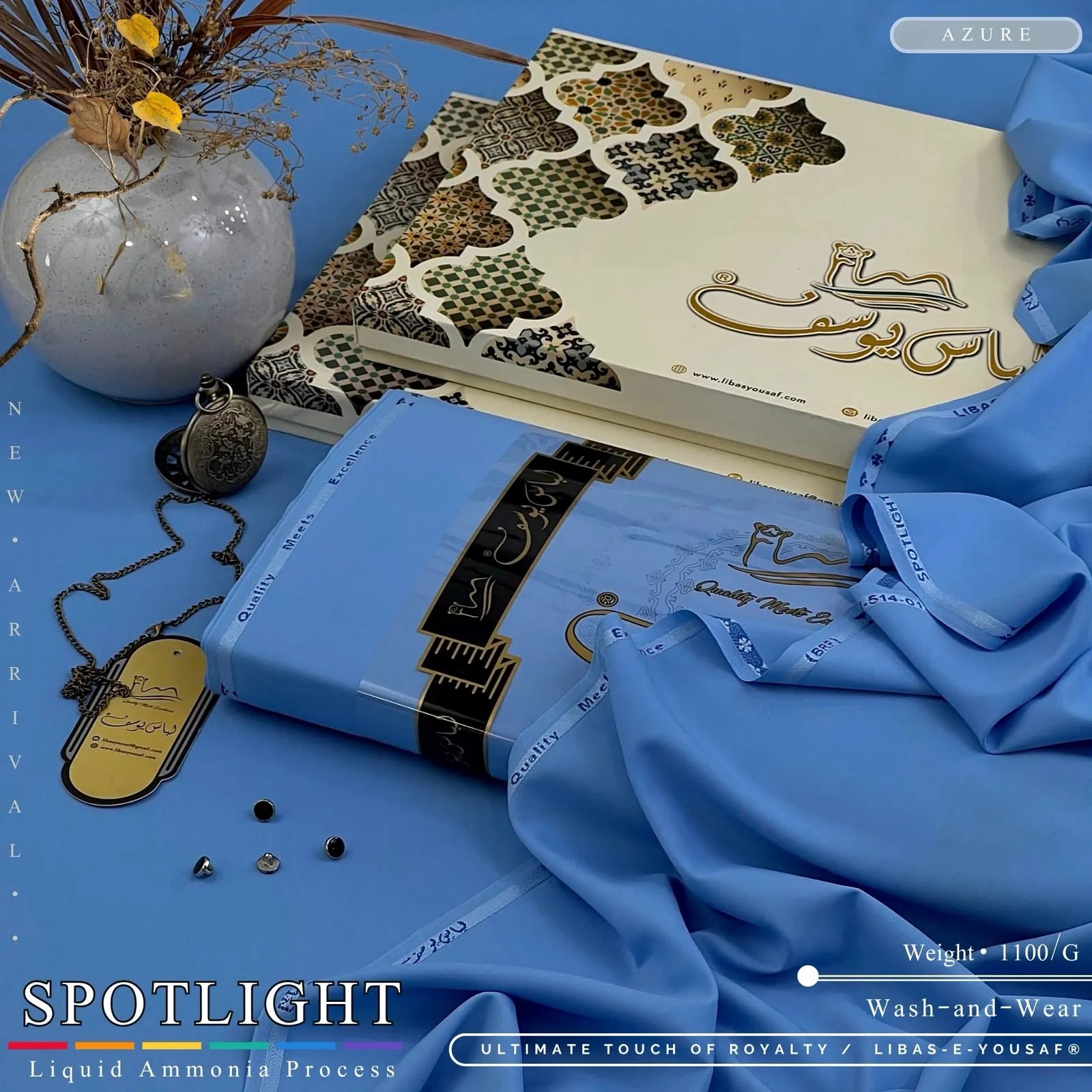 SPOTLIGHT | By Libas e Yousaf | Wash & Wear | Azure