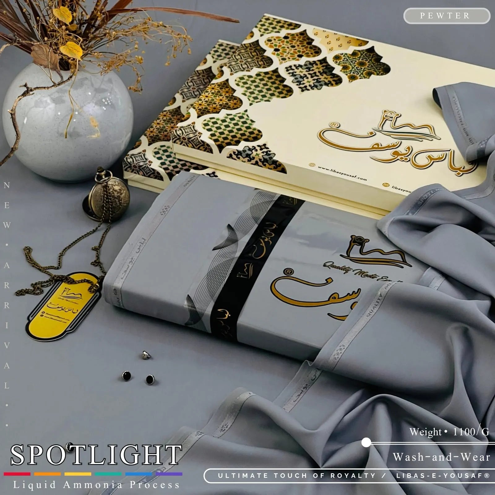 SPOTLIGHT | By Libas e Yousaf | Wash & Wear | Pewter
