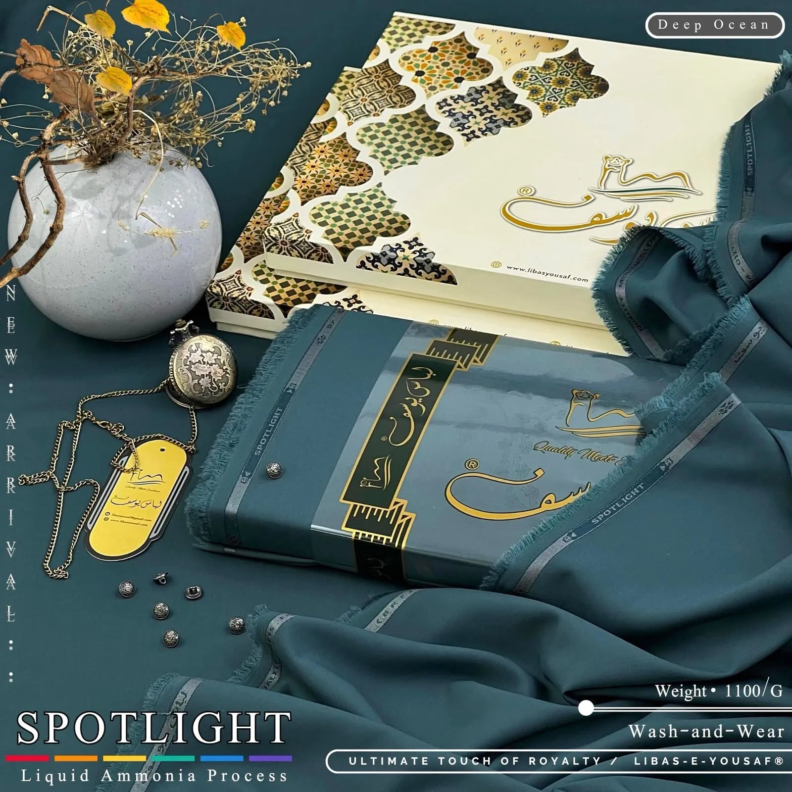 SPOTLIGHT | By Libas e Yousaf | Wash & Wear | Deep Ocean