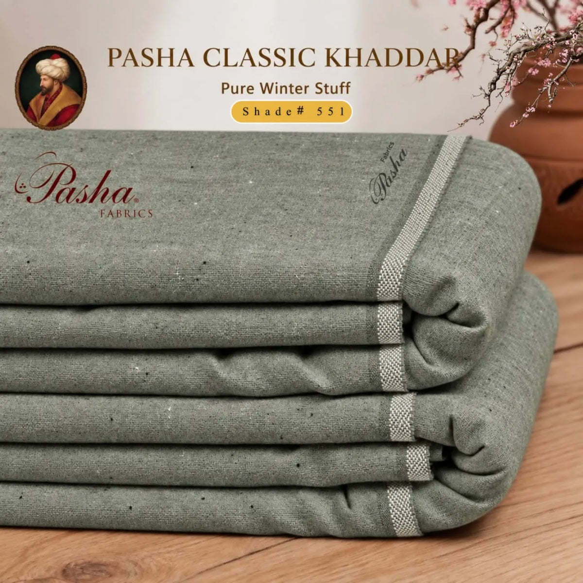 Pasha Classic Khaddar | Classic Khaddar & VIP Wasaya | Shade 551