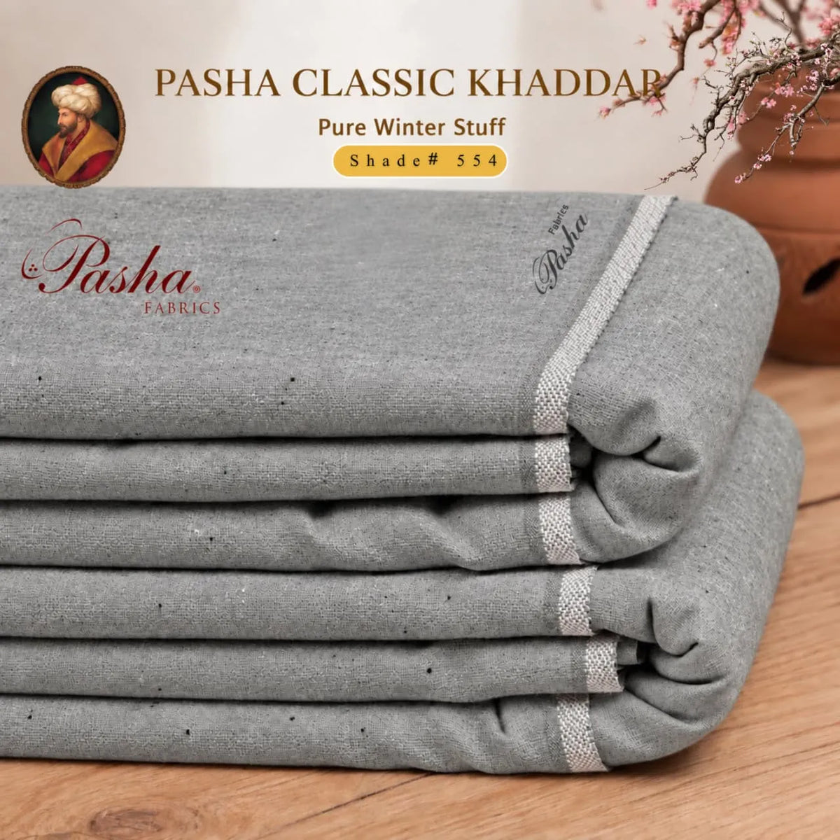Pasha Classic Khaddar | Classic Khaddar & VIP Wasaya | Shade 554