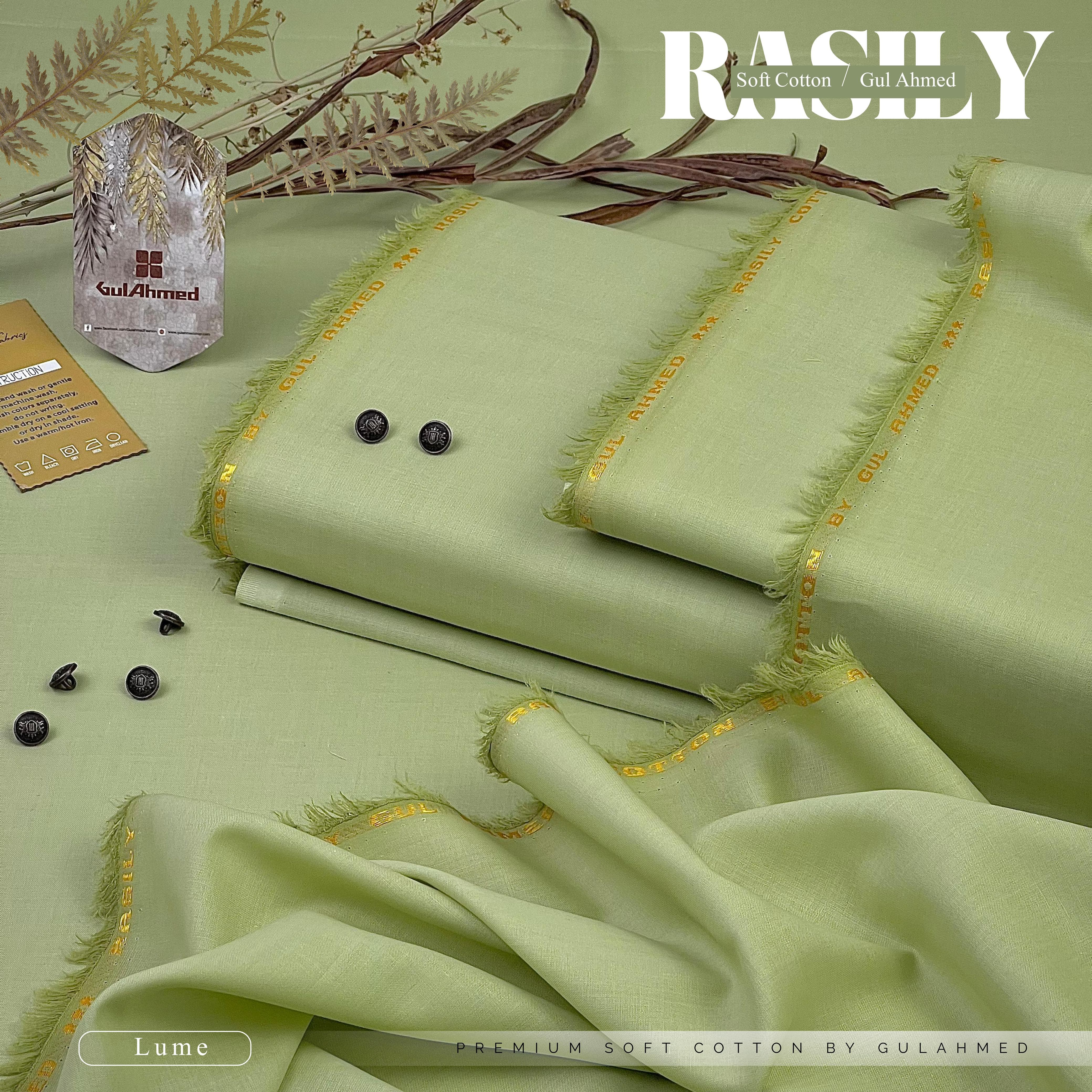 RASILY GUL AHMAD Soft   CottonUnstitched(Lume)