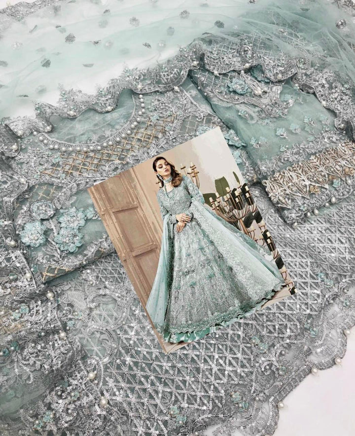 MARIA B bridal maxi  long frock we