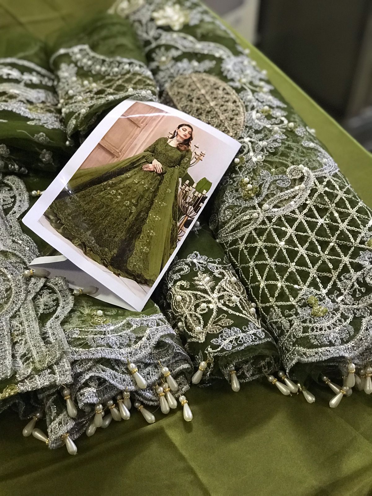 MARIA B bridal maxi  long frock