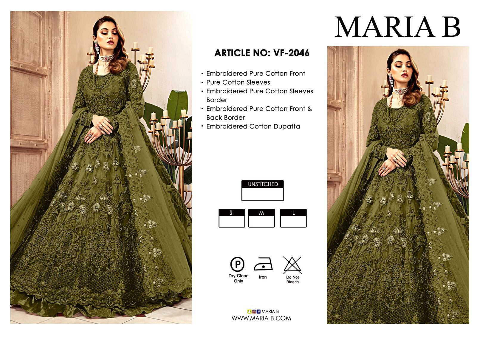 MARIA B bridal maxi  long frock