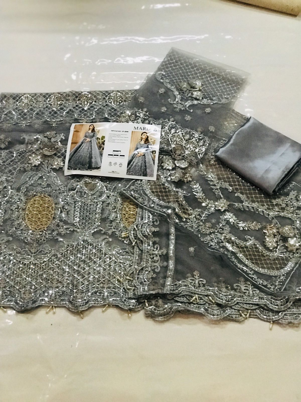 MARIA B bridal maxi  long frock