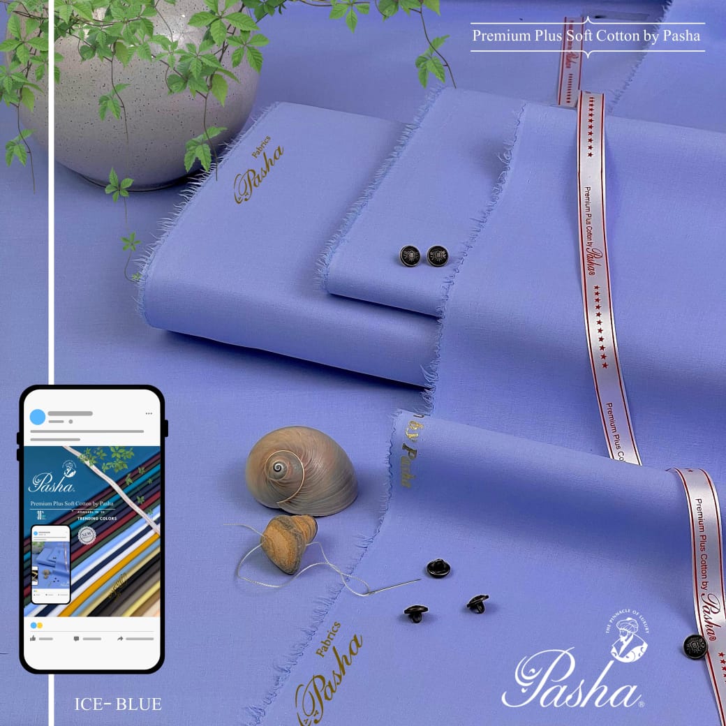 PASHA -Premium Plus - Soft Cotton - ice blue