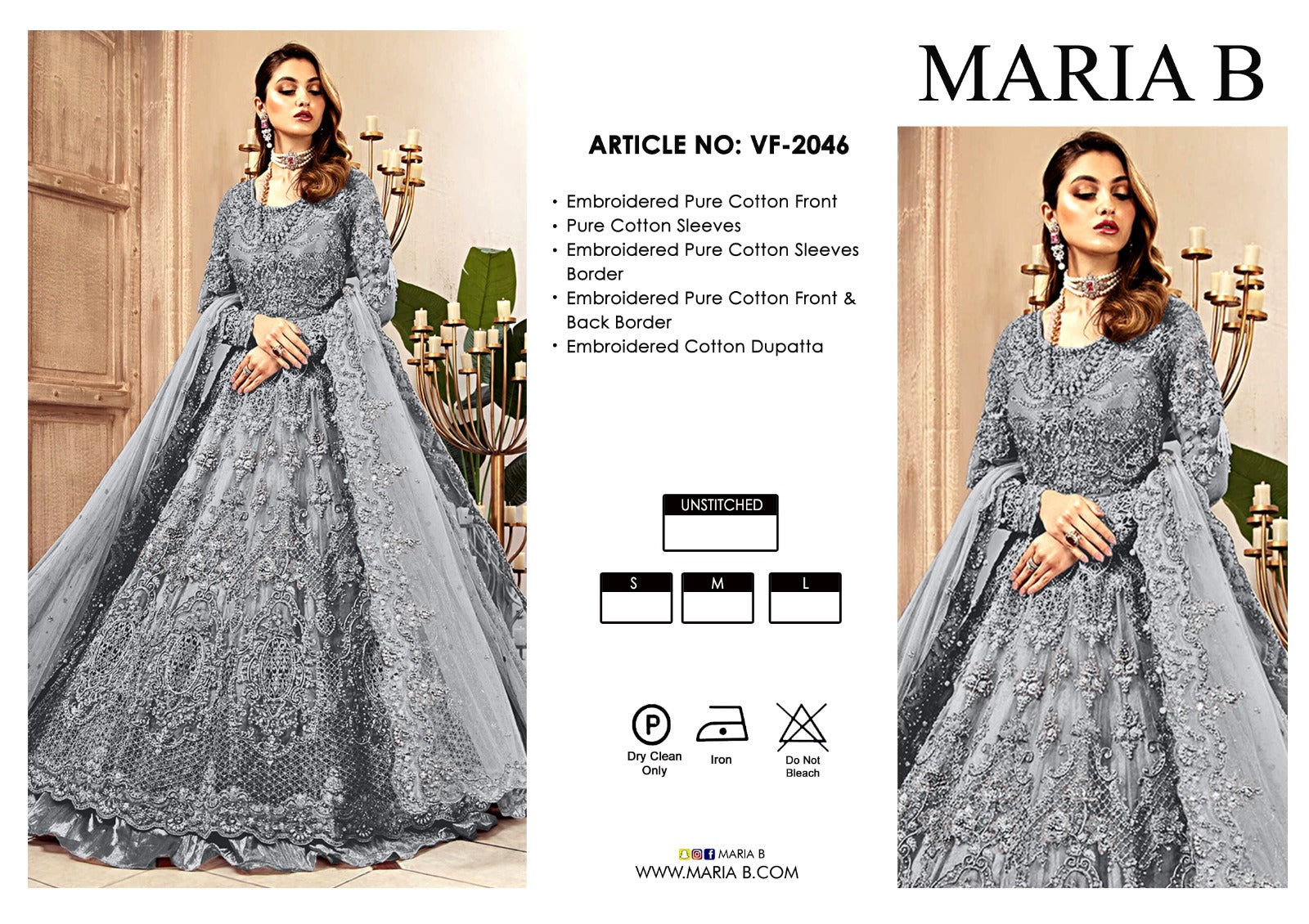 MARIA B bridal maxi  long frock