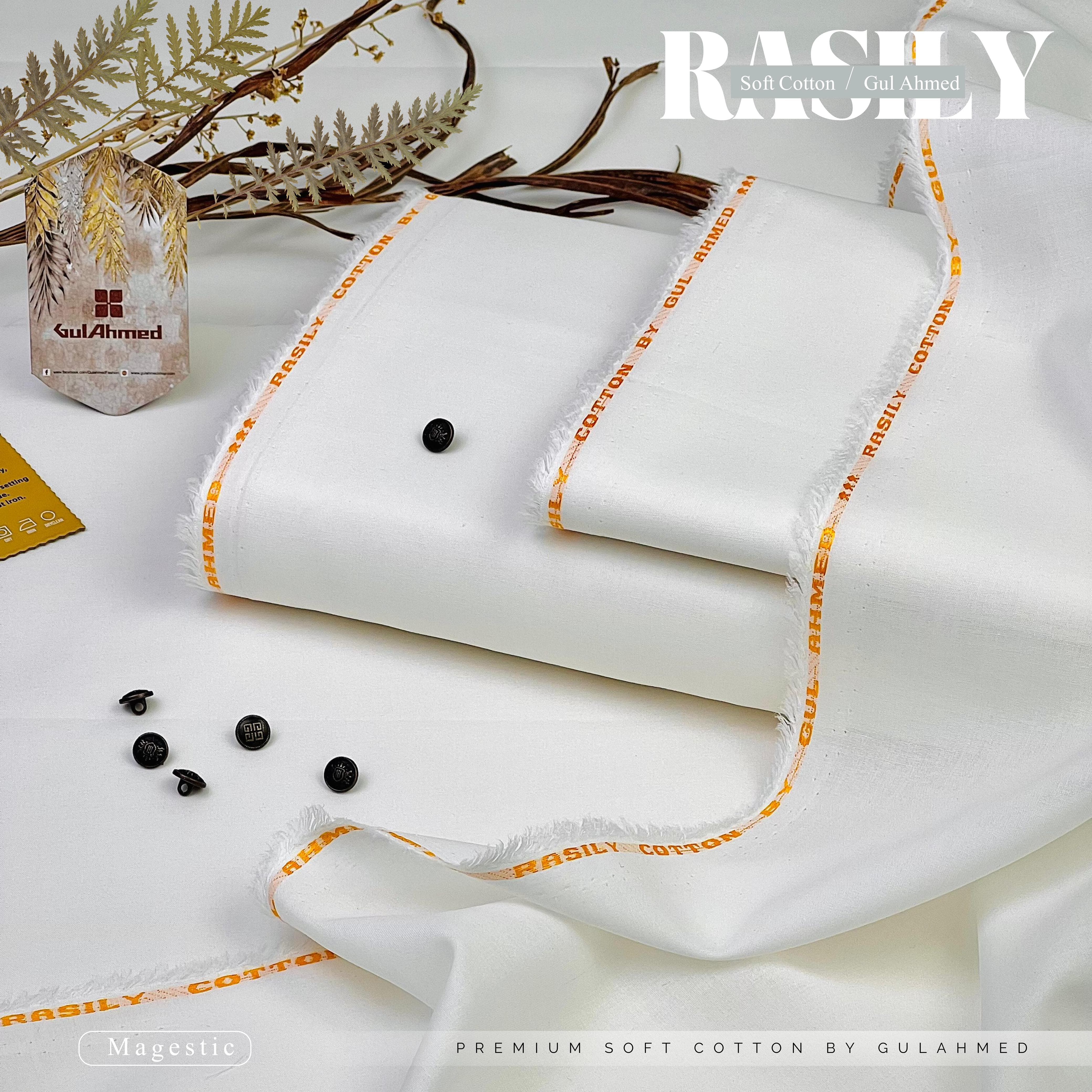 RASILY GUL AHMAD Soft   CottonUnstitched(Majestic)